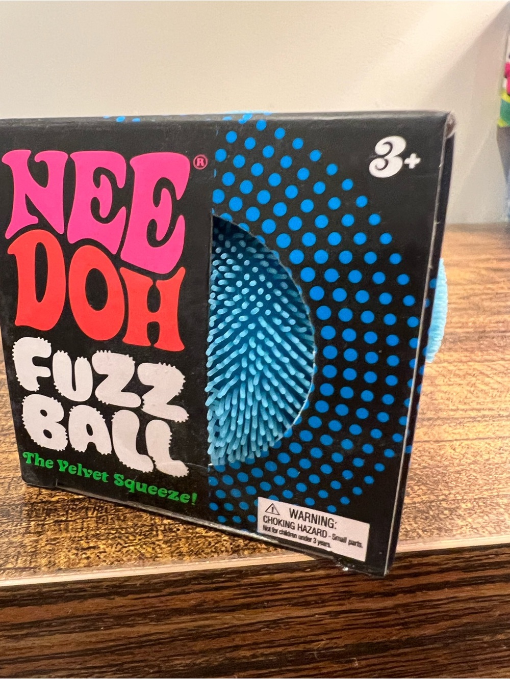 💙🔥THE NeeDoh Fuzz Ball - Blue Velvet Squeeze 💙 Brand new, sealed.